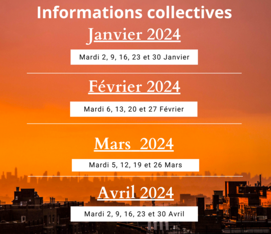 Informations collectives 2024